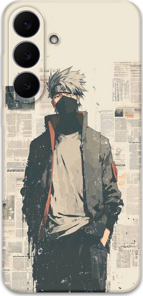 Galaxy S25 Fe Uyumlu Anime Desenli Telefon Kılıfı + Ekran Koruyucu - 5878