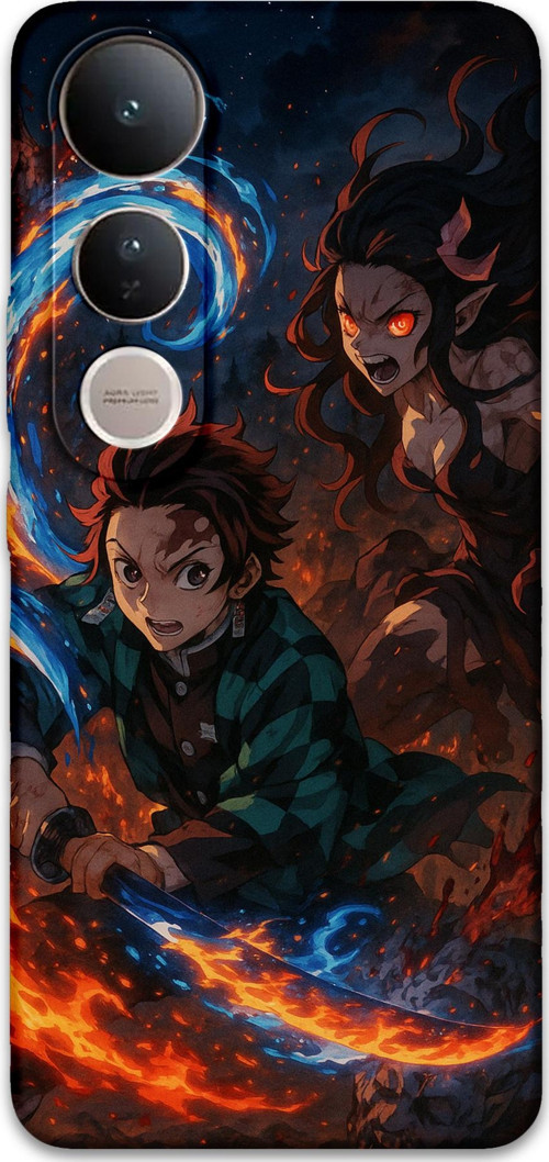 Vivo V50 Lite 4G Uyumlu Anime Desenli Telefon Kılıfı + Ekran Koruyucu - 5745