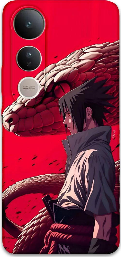 V50 Lite 4G Uyumlu Anime Desenli Telefon Kılıfı + Ekran Koruyucu - 5746