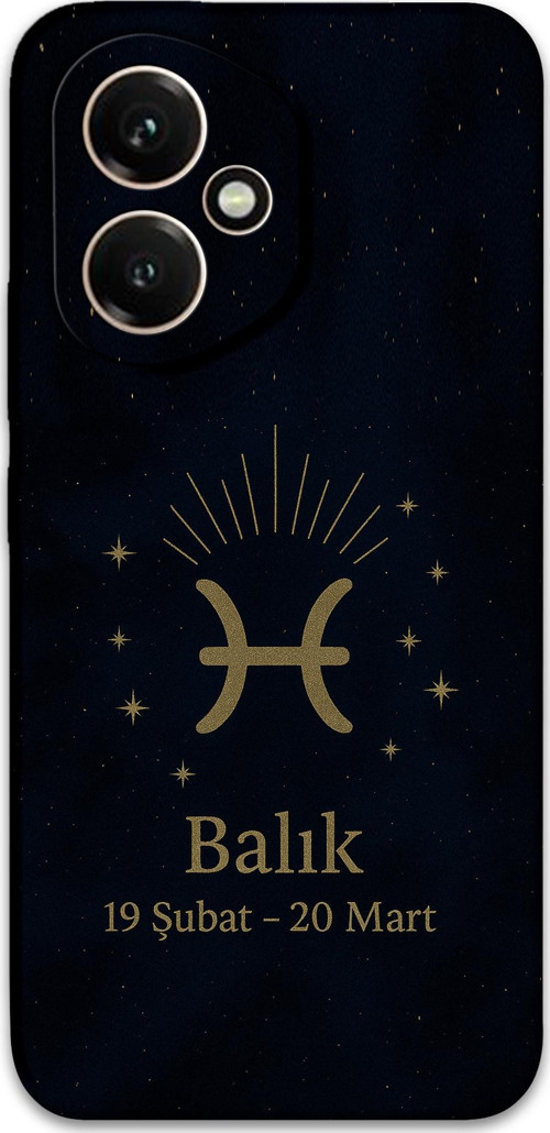 Honor 400 Uyumlu Balık Burcu Desenli Telefon Kılıfı + Ekran Koruyucu - 5779