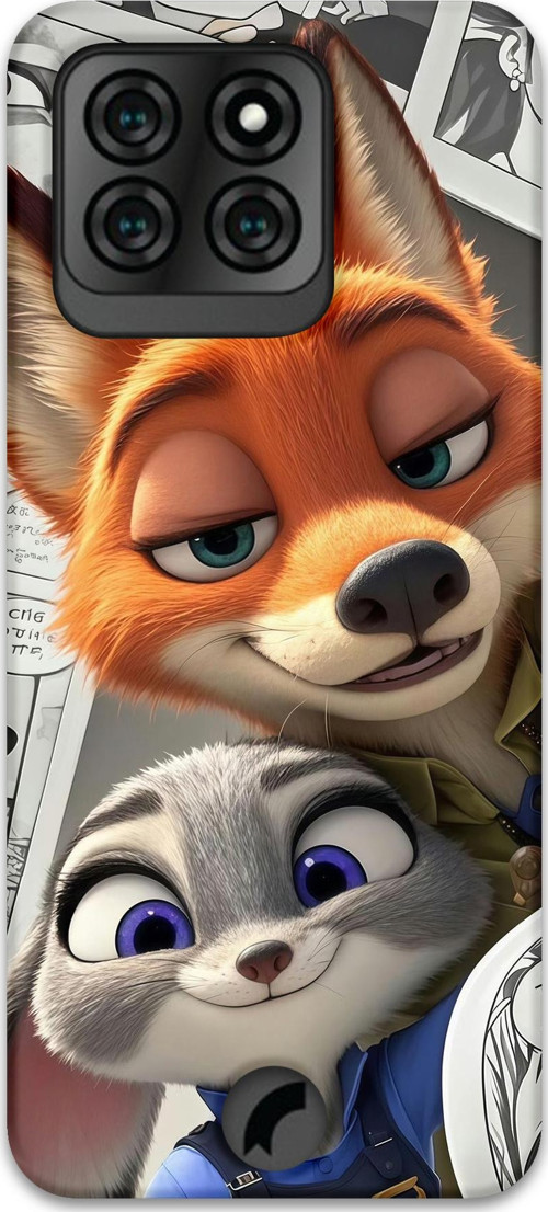 Reeder S71 Uyumlu Zootopia Desenli Telefon Kılıfı + Ekran Koruyucu - 5942