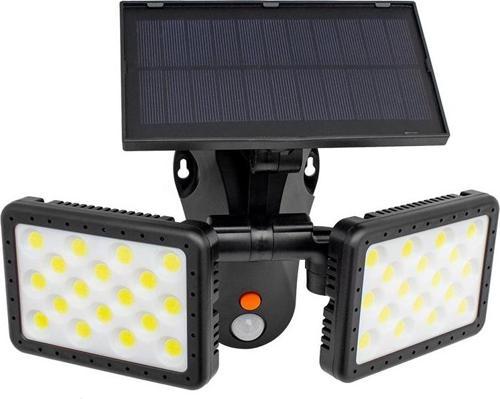 W770B SENSÖRLÜ 36 COB LEDLİ SOLAR AYDINLATMALI DUVAR LAMBASI
