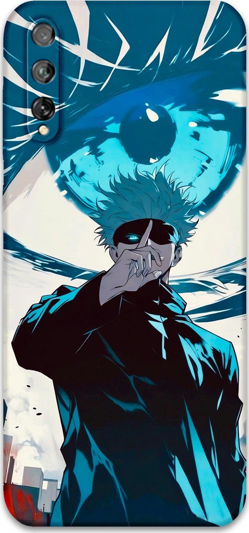 Huawei P Smart S Uyumlu Anime Desenli Telefon Kılıfı + Ekran Koruyucu - 5904