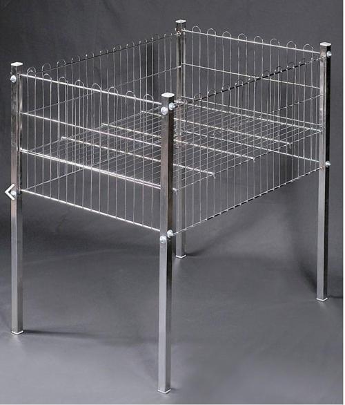 60x80 Cm (Krom Profil Ayaklı) Havuz Sepet - Market, Mağaza, Teşhir, Vitrin, Promosyon Havuz Sepeti
