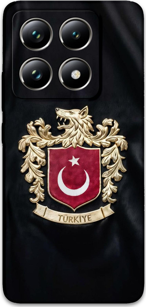Xiaomi Mi 14 Uyumlu Türk Desenli Telefon Kılıfı + Ekran Koruyucu - 5855
