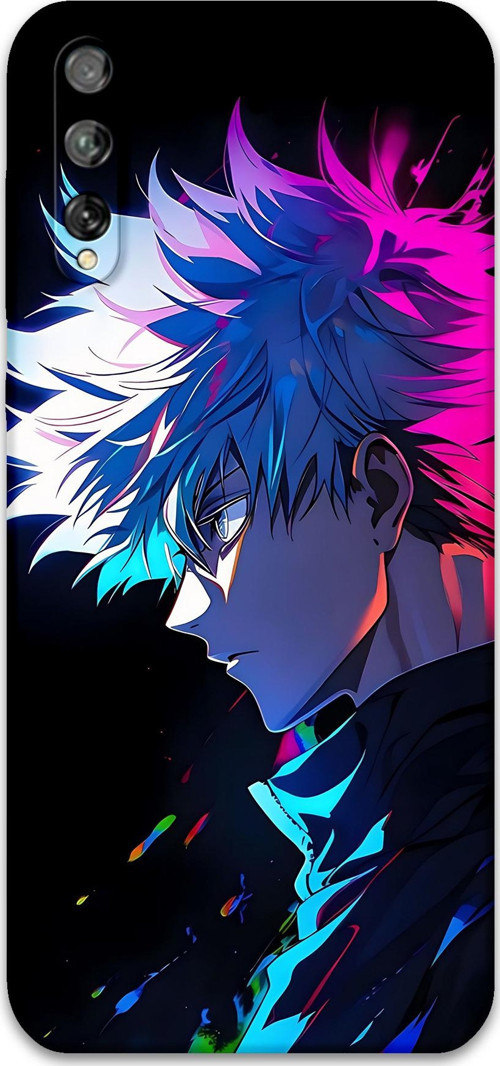 Huawei P Smart S Uyumlu Anime Desenli Telefon Kılıfı + Ekran Koruyucu - 5906