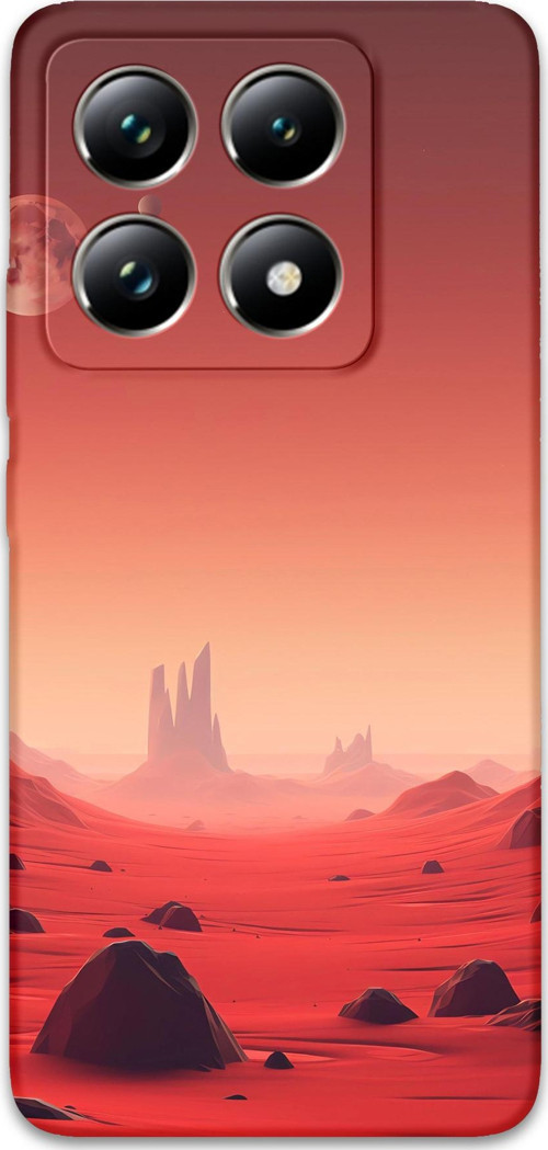 Xiaomi Mi 14 Uyumlu Uzay Desenli Telefon Kılıfı + Ekran Koruyucu - 5859
