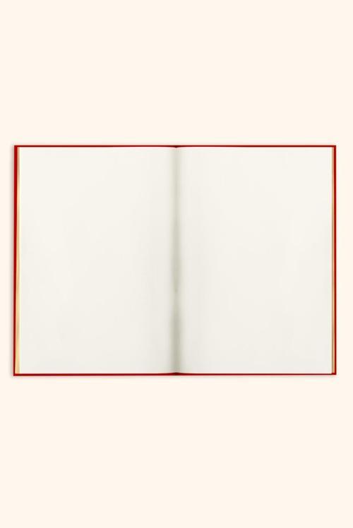 Keten Hatıra Defteri Dolma Kalem Uyumlu Altın Kenarlı Albüm Kırmızı