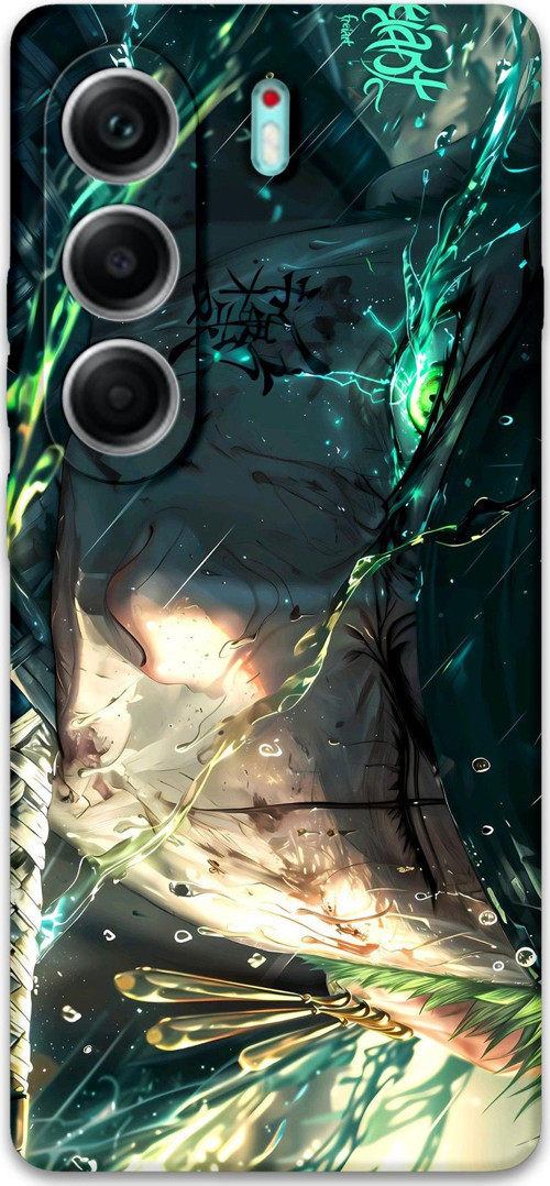 Tecno Camon 40 Pro 5G Uyumlu Anime Desenli Telefon Kılıfı + Ekran Koruyucu - 5913