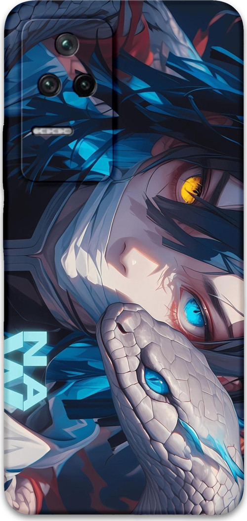 Poco F4 Uyumlu Anime Desenli Telefon Kılıfı + Ekran Koruyucu - 5748
