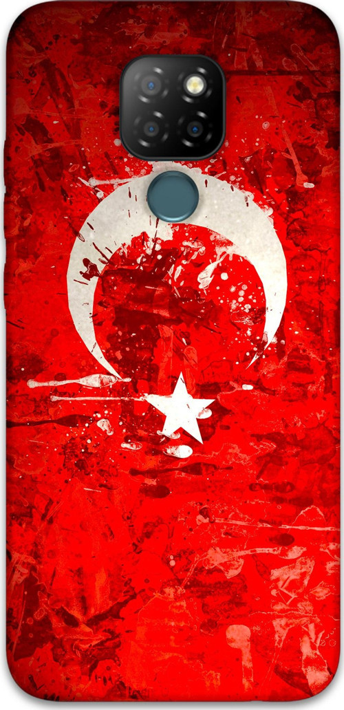 Gm 20 Uyumlu Türk Bayrağı Desenli Telefon Kılıfı + Ekran Koruyucu - 5847