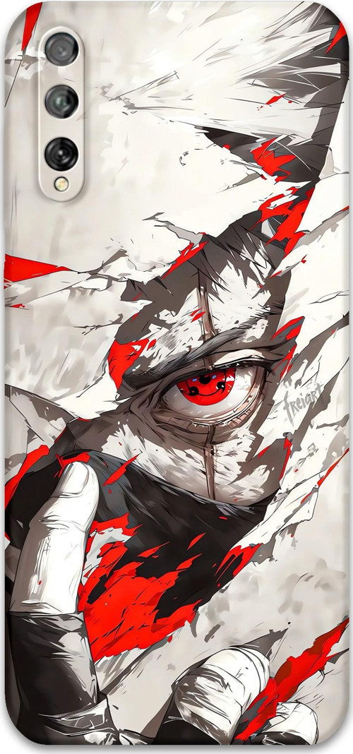 Huawei P Smart S Uyumlu Anime Desenli Telefon Kılıfı + Ekran Koruyucu - 5876