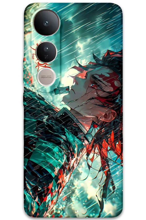 Vivo V50 Lite 4G Uyumlu Anime Desenli Telefon Kılıfı + Ekran Koruyucu - 5909