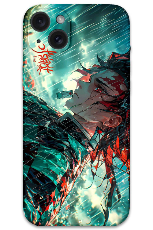 İphone 15 Plus Uyumlu Anime Desenli Telefon Kılıfı + Ekran Koruyucu - 5909