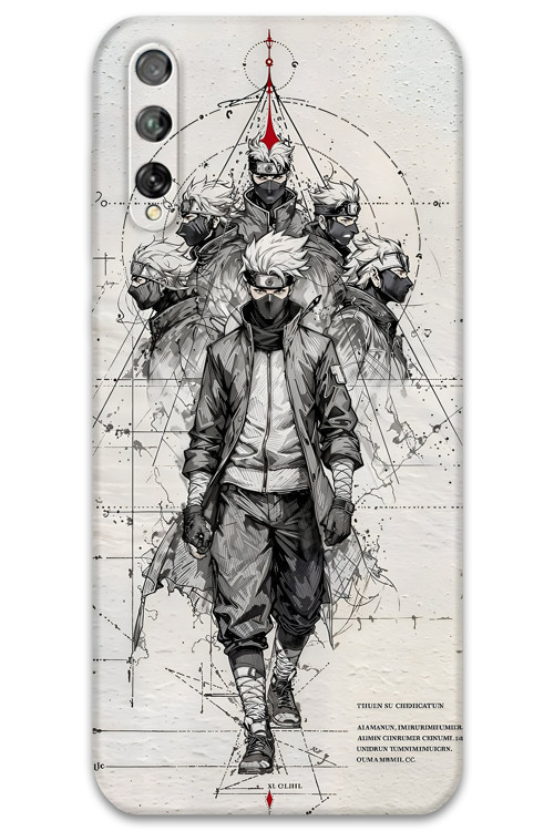 Huawei P Smart S Uyumlu Anime Desenli Telefon Kılıfı + Ekran Koruyucu - 5875