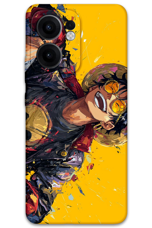 Oppo Reno 13F 5G Uyumlu Anime Desenli Telefon Kılıfı + Ekran Koruyucu - 5916