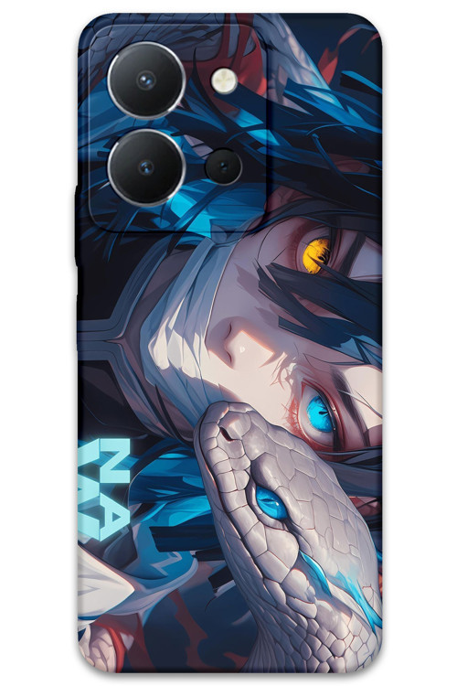 Vivo Y36 Uyumlu Anime Desenli Telefon Kılıfı + Ekran Koruyucu - 5748
