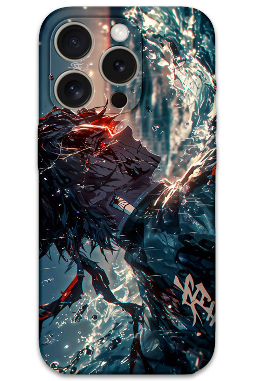 İphone 15 Pro Max Uyumlu Anime Desenli Telefon Kılıfı + Ekran Koruyucu - 5749
