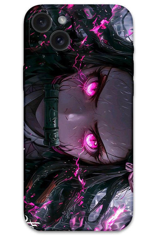 İphone 15 Plus Uyumlu Anime Desenli Telefon Kılıfı + Ekran Koruyucu - 5919
