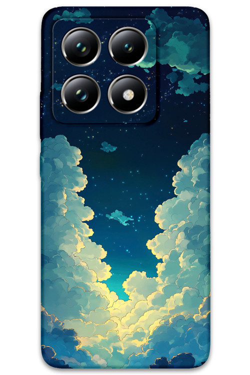 Xiaomi Mi 14T Uyumlu Uzay Desenli Telefon Kılıfı + Ekran Koruyucu - 5868