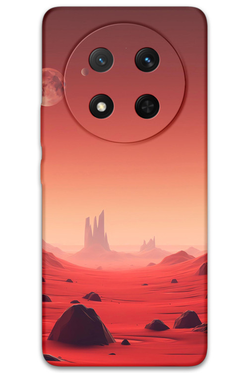 Honor Magic 7 Lite Uyumlu Uzay Desenli Telefon Kılıfı + Ekran Koruyucu - 5859