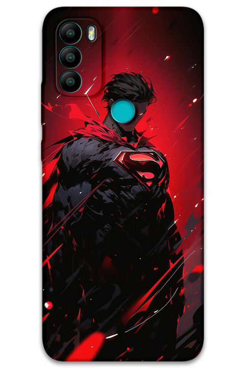Gm 21 Plus Uyumlu Superman Desenli Telefon Kılıfı + Ekran Koruyucu - 5929