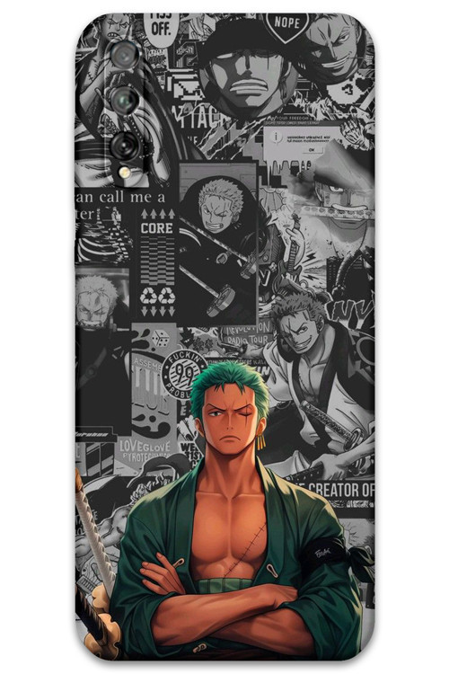 Huawei P Smart S Uyumlu Anime Desenli Telefon Kılıfı + Ekran Koruyucu - 5756