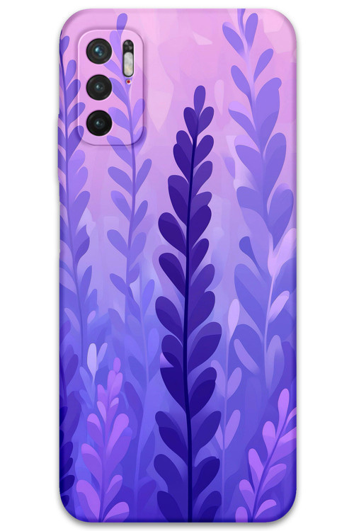 Xiaomi Redmi Note 10 5G Uyumlu Çiçek Desenli Telefon Kılıfı + Ekran Koruyucu - 5798