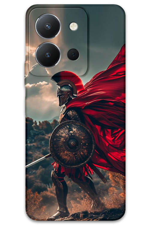 Vivo Y36 Uyumlu Retro Desenli Telefon Kılıfı + Ekran Koruyucu - 5834