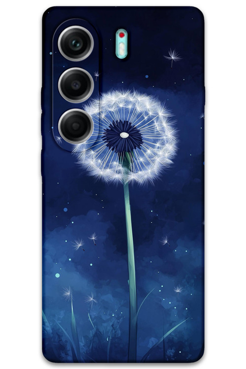 Tecno Camon 40 Pro 5G Uyumlu Çiçek Desenli Telefon Kılıfı + Ekran Koruyucu - 5787