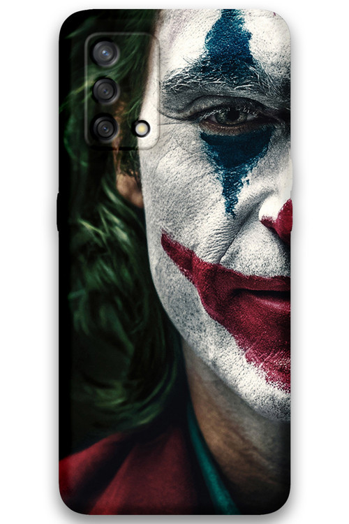 Oppo A74 Uyumlu Joker Desenli Telefon Kılıfı + Ekran Koruyucu - 5827