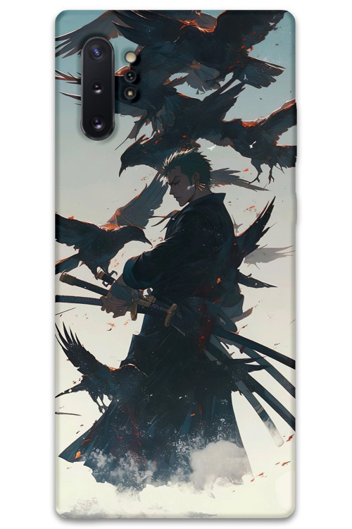 Galaxy Note 10 Plus Uyumlu Anime Desenli Telefon Kılıfı + Ekran Koruyucu - 5892