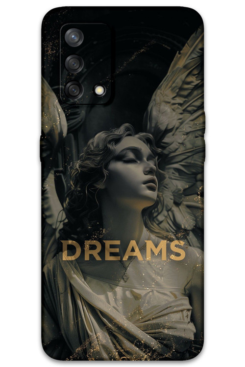Oppo A74 Uyumlu Retro Desenli Telefon Kılıfı + Ekran Koruyucu - 5832