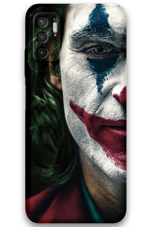 Xiaomi Redmi Note 10 5G Uyumlu Joker Desenli Telefon Kılıfı + Ekran Koruyucu - 5827