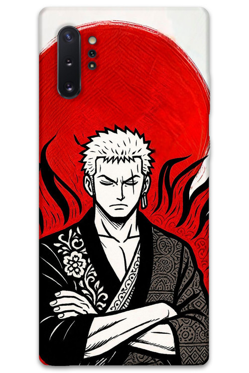 Galaxy Note 10 Plus Uyumlu Anime Desenli Telefon Kılıfı + Ekran Koruyucu - 5893