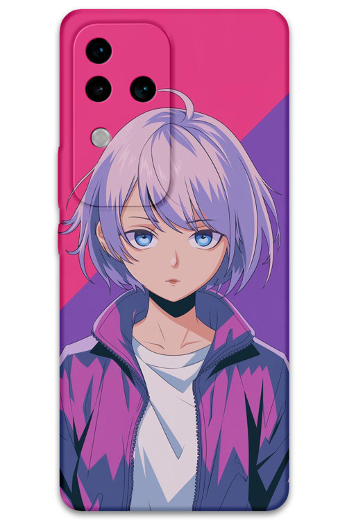 Vivo V30 Uyumlu Anime Desenli Telefon Kılıfı + Ekran Koruyucu - 5742