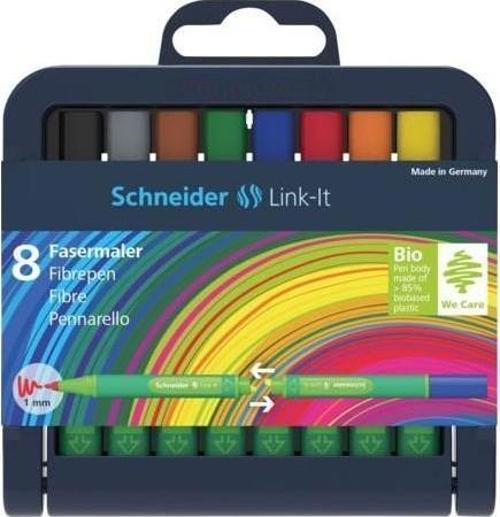 Schndeir Link-It 1,0 Mm Keçe Uçlu Kalem 8 Li Set Sct-898