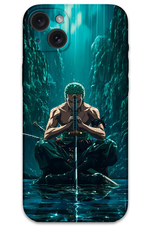 İphone 15 Plus Uyumlu Anime Desenli Telefon Kılıfı + Ekran Koruyucu - 5757
