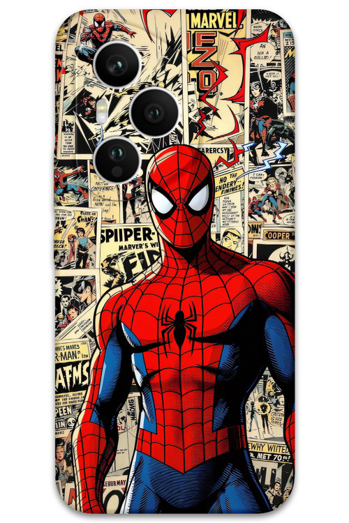 Honor 400 Pro Uyumlu Spiderman Desenli Telefon Kılıfı + Ekran Koruyucu - 5931
