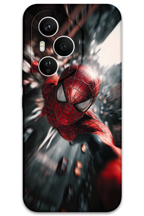 Honor 400 Pro Uyumlu Spiderman Desenli Telefon Kılıfı + Ekran Koruyucu - 5933