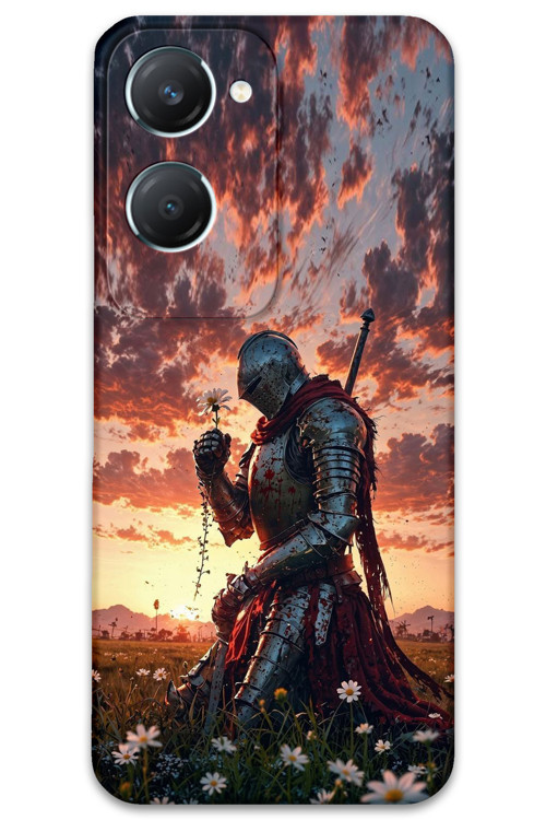 Vivo Y18 Uyumlu Retro Desenli Telefon Kılıfı + Ekran Koruyucu - 5842