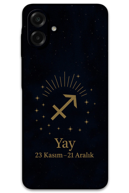 Galaxy A07 Uyumlu Yay Burcu Desenli Telefon Kılıfı + Ekran Koruyucu - 5776