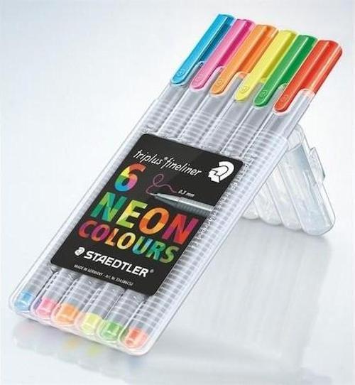 334 Sb6Cs3 Fineliner Triplus Kalem 6 Li Neon Tst334Sb6Cs3000A
