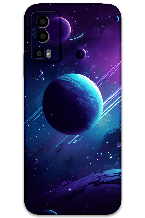 Gm 23 Uyumlu Uzay Desenli Telefon Kılıfı + Ekran Koruyucu - 5866
