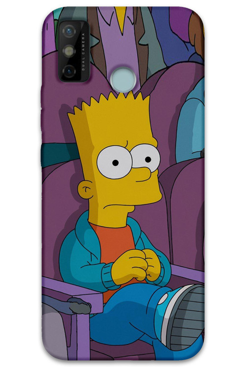 Tecno Spark 6 Go Uyumlu Çizgi Film Desenli Telefon Kılıfı + Ekran Koruyucu - 5821