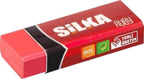 Silka Art.5 Rubby Öğrenci Silgisi Kırmızı  (20 Li Kutu)