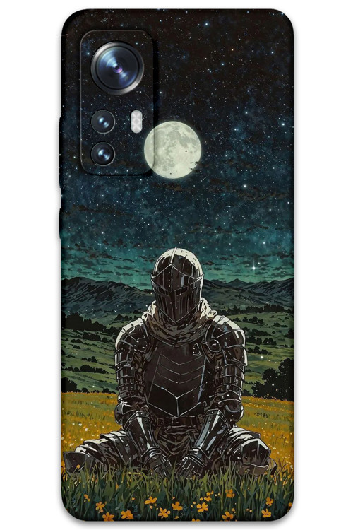 Xiaomi Mi 12 Uyumlu Retro Desenli Telefon Kılıfı + Ekran Koruyucu - 5844