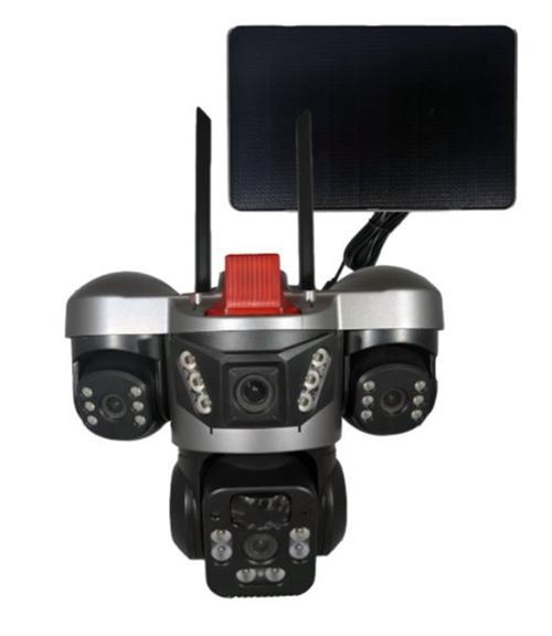 APX-WSP364 9Mp 3.6mm 2-2.8mm 4G Solar Üç Kamera 24 Led PTZ