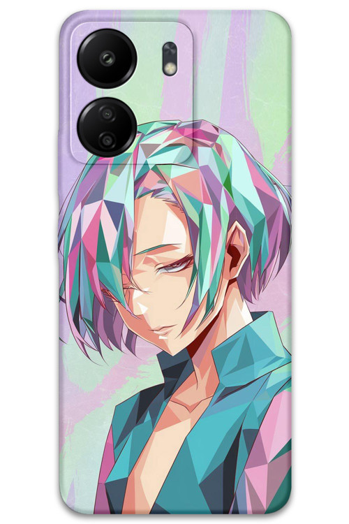 Poco C65 Uyumlu Anime Desenli Telefon Kılıfı + Ekran Koruyucu - 5743