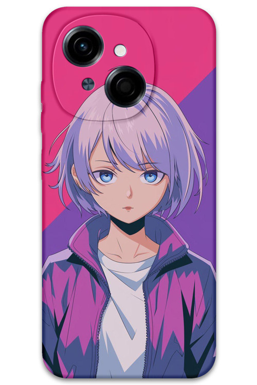 Tecno Spark Go 1 2025 Uyumlu Anime Desenli Telefon Kılıfı + Ekran Koruyucu - 5742